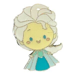 Disney Queen Elsa Trading Pin Frozen Big Head Princess Lapel Pin Brooch Jewelry